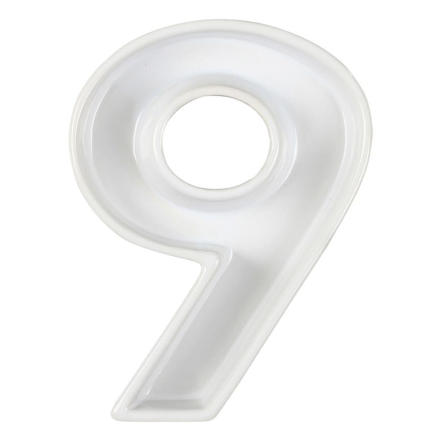 Ivy Lane Design Ceramic Number Dish Number 9