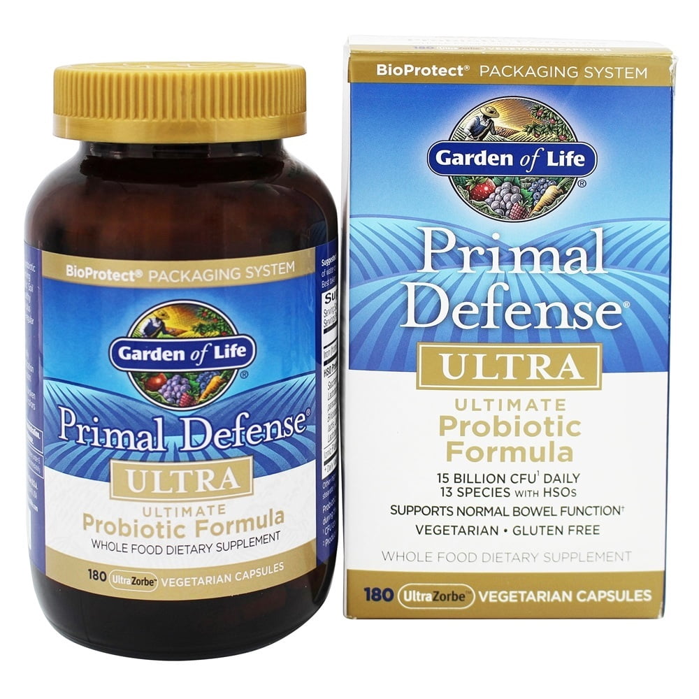 Garden of Life Primal Defense, Ultra, Ultimate Probiotic Formula, 180