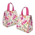 thumbnail image 2 of Pioneer Flower Floral Print Pattern Insulated Lunch Bag for Women & Adults,Large Portable Soft Cooler Lunch Bag,Thermal Food Storage Tote with Pearl Cotton,8.66L,8.75x5.75x9.5 Inch, 2 of 6