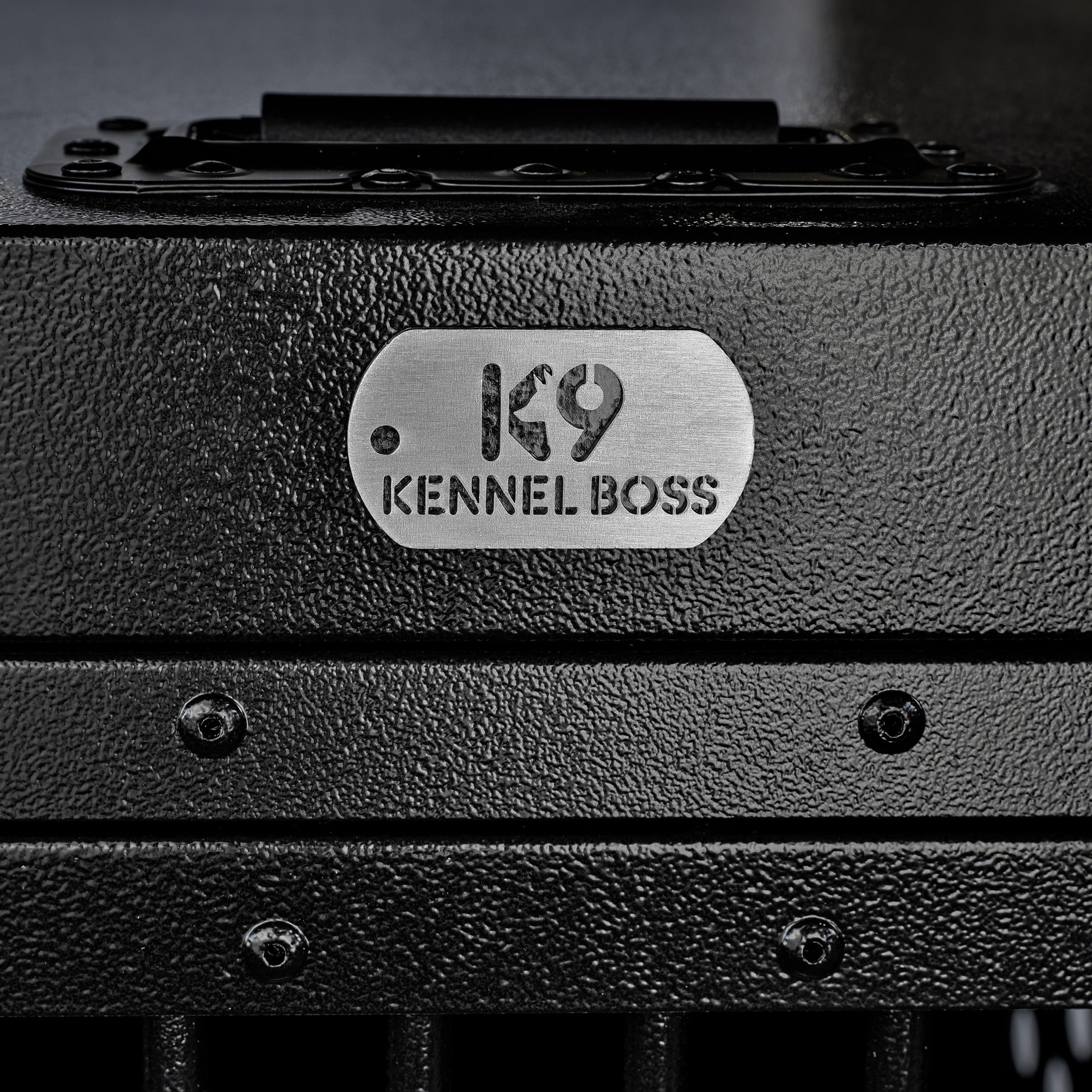 K9 KENNEL BOSS – LARGE – HEAVY DUTY FULLY COLLAPSIBLE POWDER-COATED ALUMINUM DOG CRATE