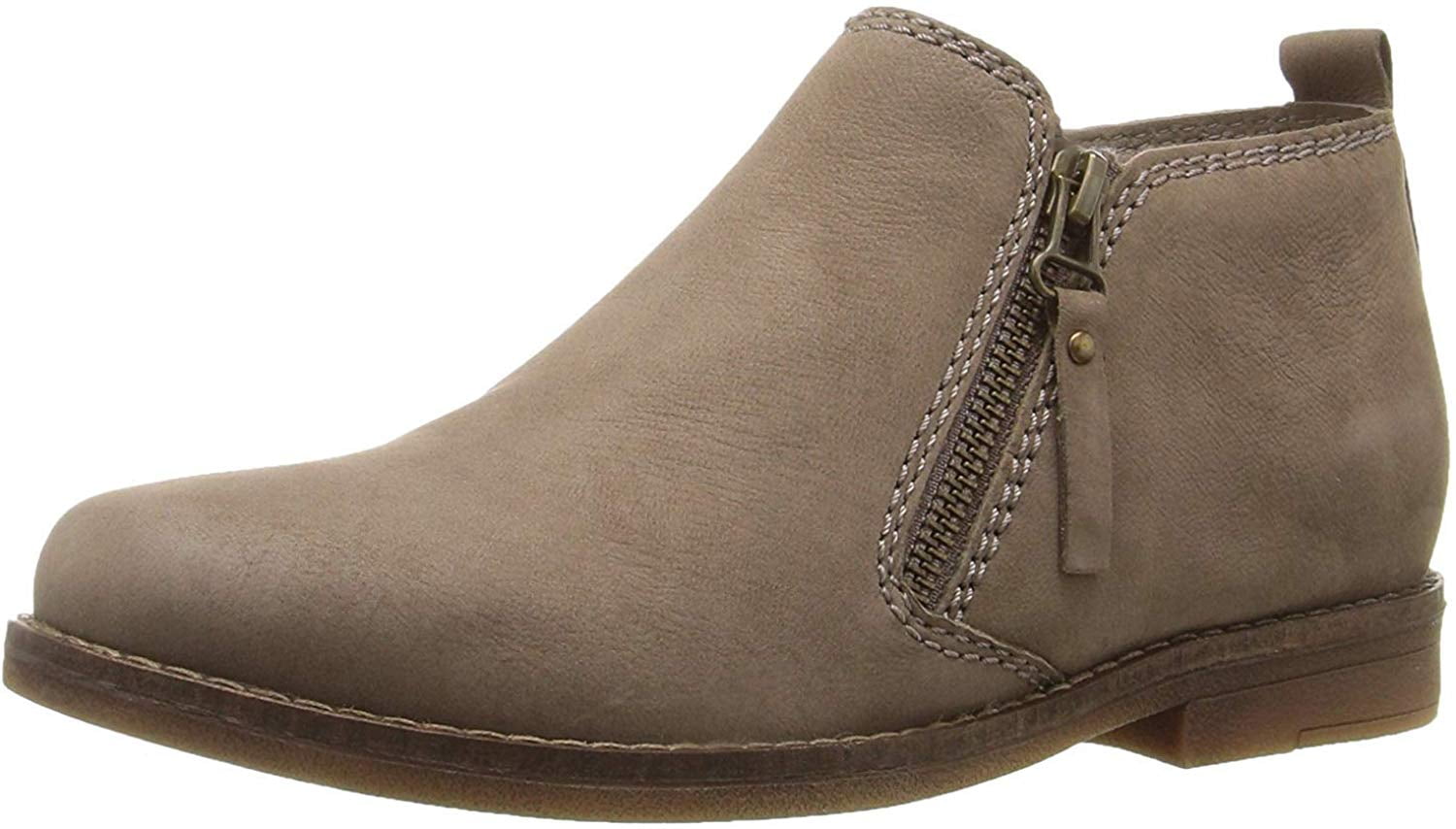 Hush Puppies Women's Mazin Cayto Ankle Boot, Taupe, 8.5 W US Walmart