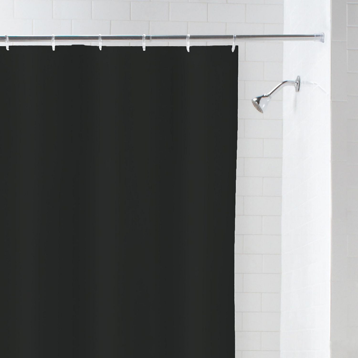 Hometrends 100% Waterproof Fabric Shower Curtain or Liner, 70" x 72"