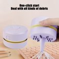 thumbnail image 4 of EGYMEN Mini Desktop Vacuum Cleaner, USB Rechargeable Computer Keyboard Duster, Adjustable Eraser Crumb Car Vacuum Cleaner, Portable Home School Office Desk Vacuum Cleaner, 4 of 6