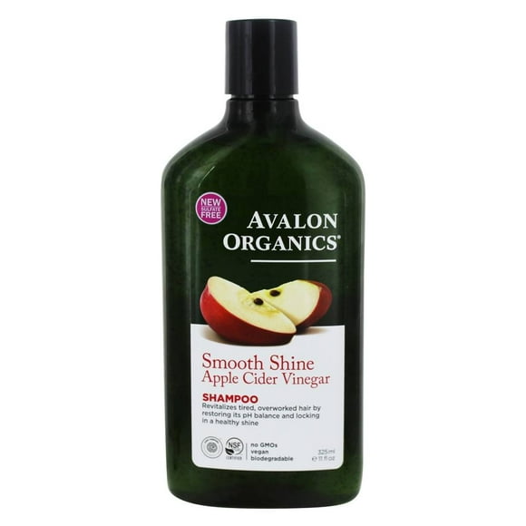 Avalon Organics - Smooth Shine Apple Cider Vinegar Shampoo - 11 fl. oz.