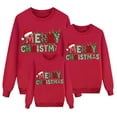 thumbnail image 5 of Wangmeiwg Family Christmas Sweatshirts,Holiday Sweatshirt Family Christmas Sweaters Matching Christmas Sweaters for Couples Family Christmas Outfits for Pictures S Red, 5 of 6