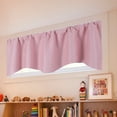 thumbnail image 6 of Light Pink Blackout Curtain Curtain Short Curtain (52 × 18In) F Polyester - 1Pc Curtain, 6 of 8