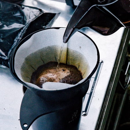 V60 Flat Dripper - Portable Coffee Maker for 1-4 Cups