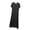 Dark Gray, variant on Asxite Womens Pajamas Solid Rayon Stretchy Breathable Crew Neck Short Sleeve Nightgowns