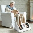 thumbnail image 4 of Costway Shiatsu Foot Massager Kneading and Rolling Leg Calf Ankle with Remote White, 4 of 10