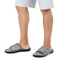 thumbnail image 2 of Sofora by RockDoves Men's Adjustable Wrap Memory Foam Slide Slipper, 2 of 6