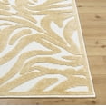 thumbnail image 4 of BoutiqueRugs Keto Contemporary Area Rug - Machine Washable - White, Mustard - 5' x 7'2", 4 of 6
