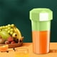 thumbnail image 5 of Orange Lemon Juicer Cup | Portable Mini USB Rechargeable Blender - 8-Blade Stainless Steel | Food Grade | 400ML Capacity | Easy Clean | Home Travel | 18x8.1cm | Pink Green, 5 of 8