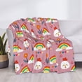 thumbnail image 3 of Naloa Cartoon Chicken Flannel Blankets - Thick and Warm Blanket for Winter, Soft Fuzzy Plush King Blanket for All Seasons40"x30", 3 of 6