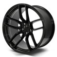 thumbnail image 2 of Set of 20" Gloss Black Flow Forged Widebody Style Wheels for Dodge Charger, Challenger, Magnum (20x9.5, 18mm Offset), 2 of 3