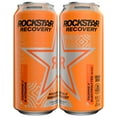 thumbnail image 2 of Rockstar Recovery Orange Energy Drink, 16 fl oz, 12 Pack Cans, 2 of 5