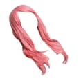 thumbnail image 4 of Peluca ondulada larga y rizada para cosplay, para mujeres y niñas, resistente al calor, de moda, para Halloween, fiesta de disfraces, peluca rosa, 4 of 15