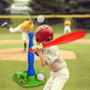 Child T-Ball Set, Baseball Bat Toys ,2 Oversized Baseballs, Kids Outdoor Sports Tools