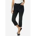 thumbnail image 3 of Woman Within Plus Size Comfort Stretch Denim Capri, 3 of 4