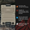 thumbnail image 4 of Sure Seal by FireKing Waterproof, 30-Minute Fire Resistant Chest Key Lock, Holds #10 Envelopes, Taupe, 1 Count, 4 of 14