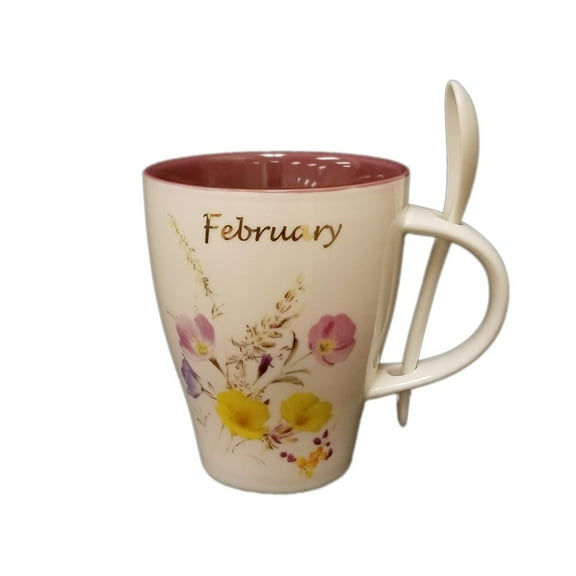 February Primrose Cup and Spoon Set
