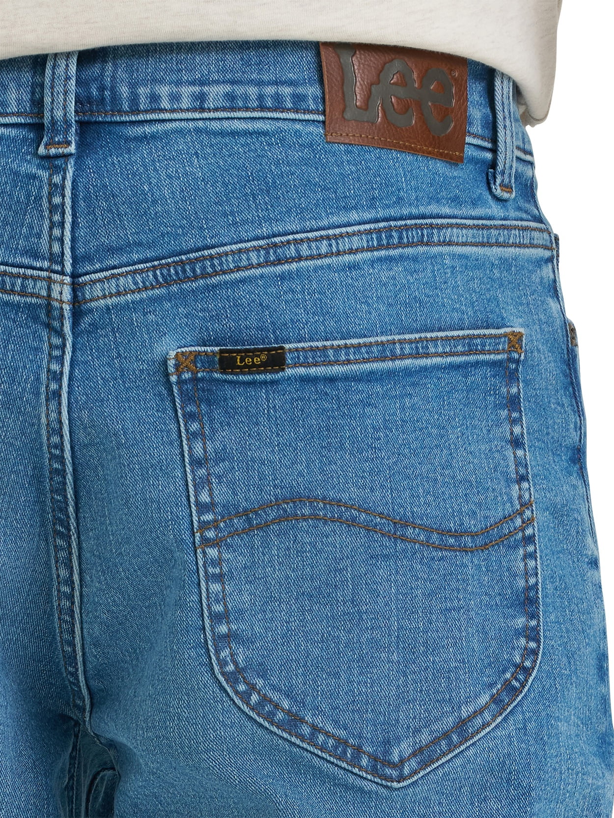 Lee® Men's Five Pocket Relaxed Taper Denim Jeans