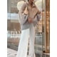 thumbnail image 4 of Suéter elegante con lentejuelas para mujer, cárdigan de punto holgado de manga larga de lurex con cremallera para mujer, abrigo de otoño 2023 para mujer, 4 of 5