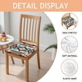 thumbnail image 2 of Colorful Geometric Triangle Diamond Seat Covers for Dining Room Chairs Set Of 4,Stretch Printed Washable Chair Seat Cover with Elastic Ties and Button,Removable Waterproof Couch Cushion Covers, 2 of 6