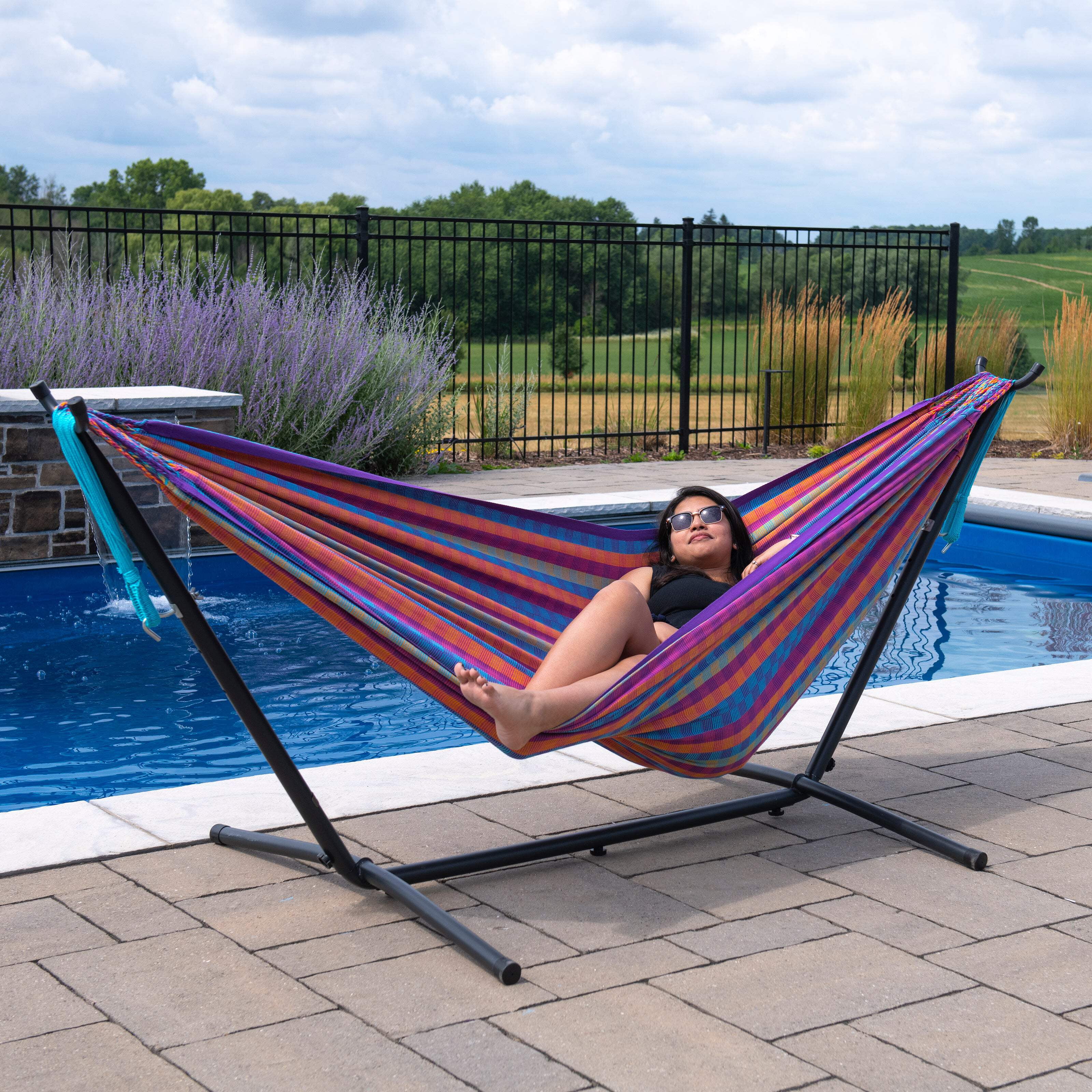 Vivere Latin Freestanding Hammock, Bella Vida
