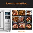 thumbnail image 2 of Nuwave Bravo Air Fryer Tostador Horno Combo, 12 en 1 Hornos de Convección Inteligente Encimera 30QT con Sonda de Temperatura Digital Integrada, Bandeja, Cesta, Rejilla para Freír y Recetas, 2 of 5