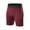 Red, variant on Mens Running Tights Men Compression Pants Workout Leggings for Running Sports Gym Pants(Red,M)