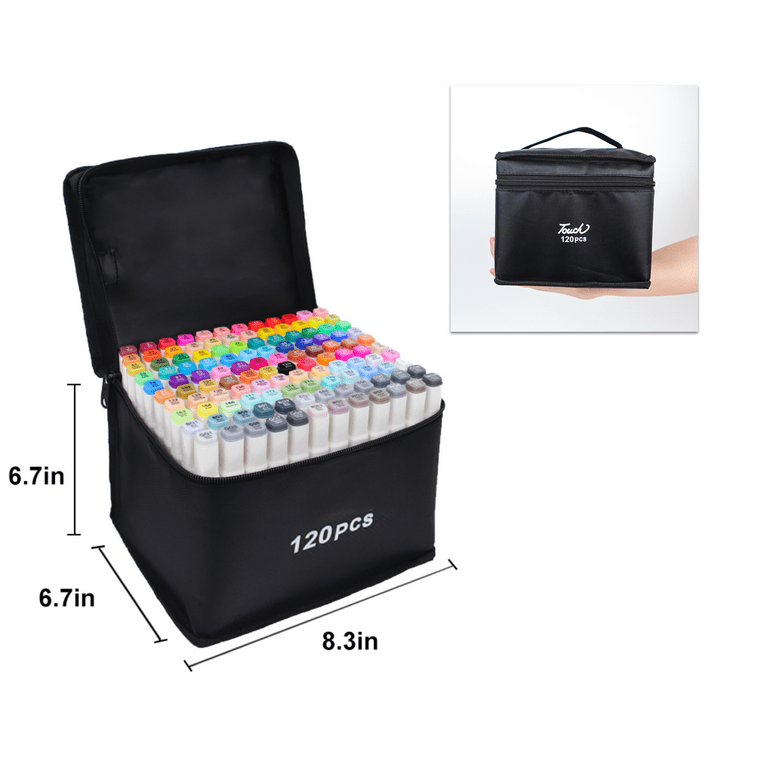 Touch Professional 80pcs Double Sided Alcohol Marker with Bag Art