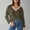 Green, variant on Only Moment Black Women's Long Sleeve Shirts V Neck Tunic Tops Pullover Sweaters Business Casual Blouses Fall Fashion 2026 S
