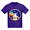 Purple, variant on CafePress - Rainbow Rocket T Shirt - Dark T-Shirt Kids XS-XL