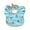 Blue lion, variant on Angel Wing Designed Baby Bib Water Proofing Feeding Bib with Catcher Coverage for Convenient Play and Meal Time