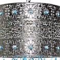 thumbnail image 3 of River of Goods 15566 Poetic Wanderlust by Tracy Porter 14.5 in. Mattei Jeweled Metal Hanging Lamp with Cascading Crystals, 3 of 5