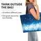 thumbnail image 2 of Balery Blue Glitter Sparkles Bolsa Tote Estilo Estético con Cremalleras, Bolsa de Hombro, Bolsa de Compras Grande y Plegable, 2 of 8