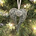 thumbnail image 3 of SUSHANG Memorial Angel Christmas Ornament with Engraved "My Heart in " Antique Design Pendant Frame Decoration for Tree Doors Commemorative Keepsake Perfect for Honoring Loved Ones Sentimental to H, 3 of 6