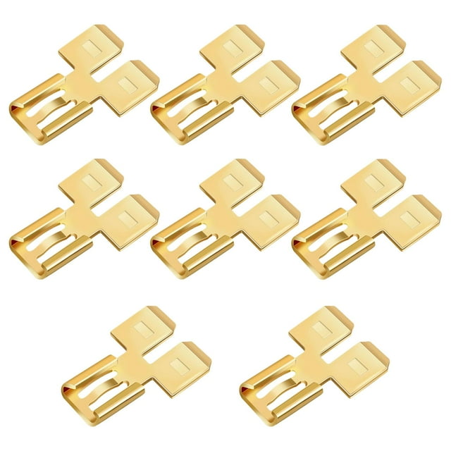 tamizeot Connecteur à Double Bêche Non Isolé Électrique Mâle Simple Femelle 8 Pcs 8 Pcs