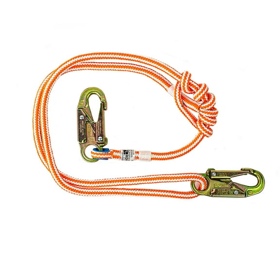 Rope Logic Buckstrap Lanyard 1/2 in. (13mm) Hi Vee w/Steel Snaps adjusts 4-7 ft. (15238)