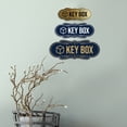 thumbnail image 3 of Designer Key Box Sign (Blue) - Small, 3 of 3