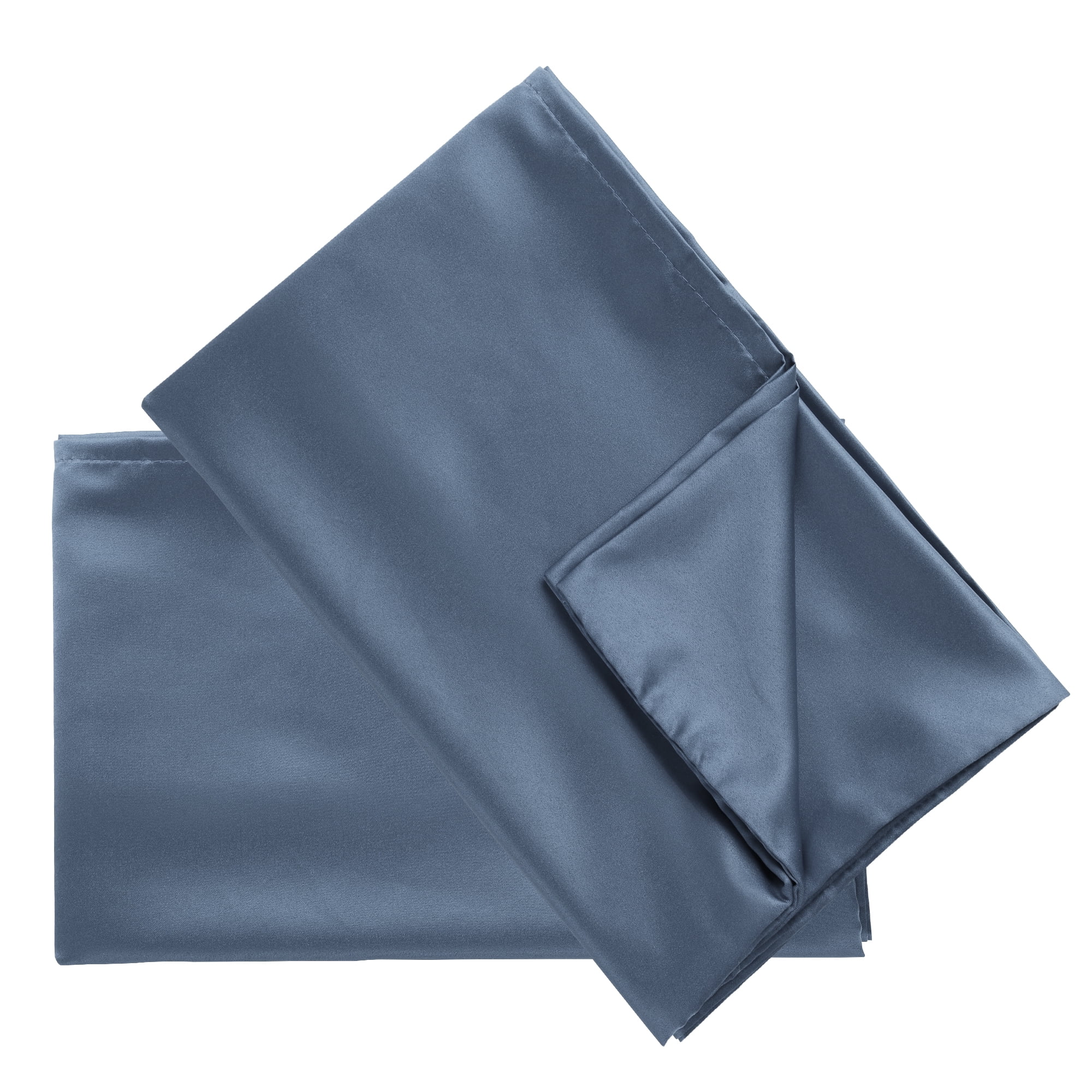 Unique Bargains 4 Pack Satin Pillowcases for Hair and Skin, Slate Gray Queen
