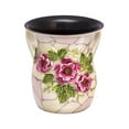 thumbnail image 1 of Washing Cup with Stainless Steel Stone Wall Flower  - 5.5 in., 1 of 1