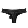 thumbnail image 5 of Eashery Mens Briefs Solid Everyday Briefs Mens Underwear Boxer Briefs Black 5XL, 5 of 5