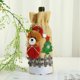 thumbnail image 5 of Matsuzay Funda para botella de vino de Navidad, manga a prueba de polvo, de comedor, aplique 3D, alce, calcetín para beber, fiesta en casa, Kits de decoración para fiestas Llevar, 5 of 6