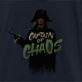 thumbnail image 2 of Girl's Peter Pan & Wendy Captain Hook Captain of Chaos  Graphic Tee Navy Blue Small, 2 of 4