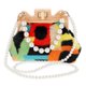 thumbnail image 2 of 1pc Delicate Furry Messenger Bag Plush Cross Body Beaded Chain Bag, 2 of 3