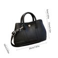 thumbnail image 4 of Bolso de hombro para mujer | Bolso de mano de cuero PU de moda | Bolso bandolera casual | Correa ajustable | Bolsa de mensajero | Se adapta a las llaves de la billetera del teléfono | Elegante, 4 of 7