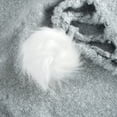 thumbnail image 6 of VERAMUSE Grey Pom Pom Throw Blanket for Couch 50"X60" Farmhouse Blankets for Bed and Sofa, 6 of 16