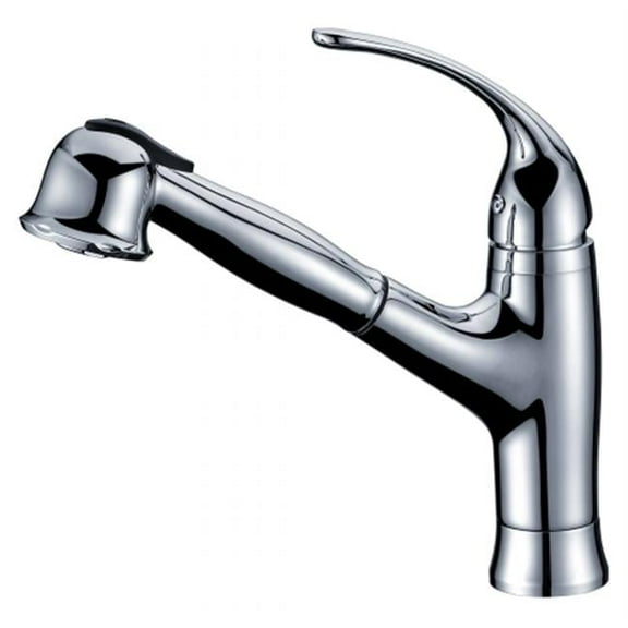 Dawn Kitchen & Bath AB50 3708C Single-Lever Pull-Out Spray Kitchen Faucet - Chrome