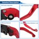 thumbnail image 4 of Palancas de freno y embrague cortas únicas para Yamaha YZF-R1 2009-2014, palanca de freno ajustable en 6 velocidades, aleación de aluminio roja, 1 par, 4 of 7